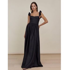 NEW Reformation Vecchio Linen Maxi Dress - 0